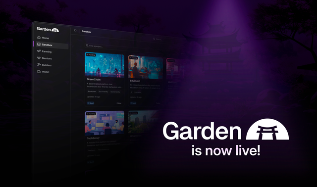 The Garden (beta) is now live!