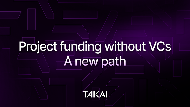 Project funding without VCs