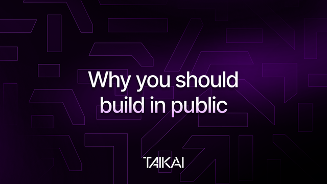 Building in public: why early web3 projects should share more
